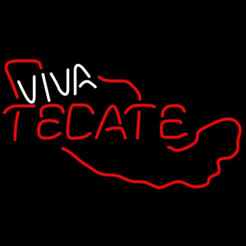 Tecate Viva Me ico Beer Sign Neon Sign