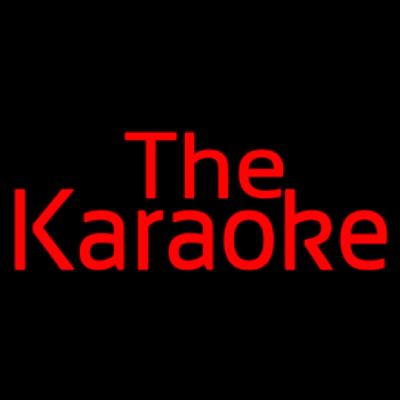 The Karaoke Neon Sign