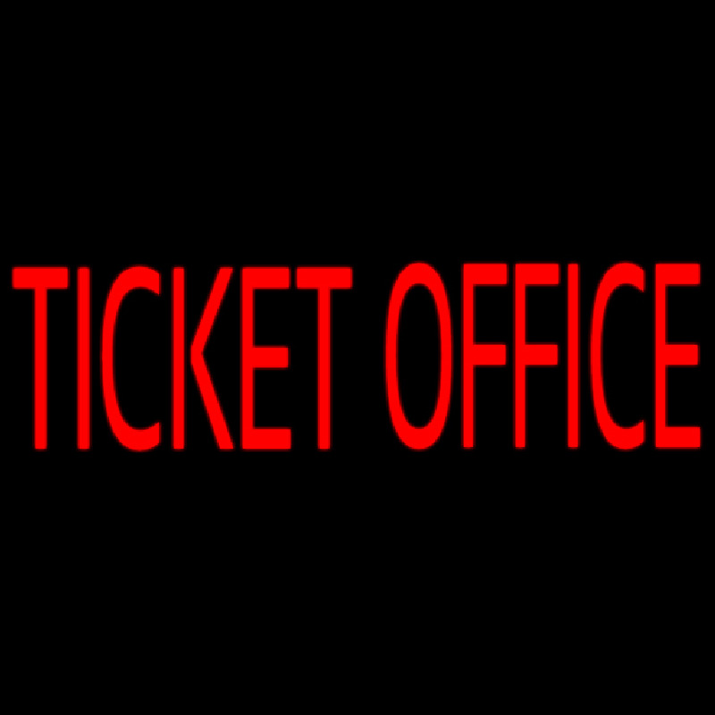 Ticket Office Neon Sign