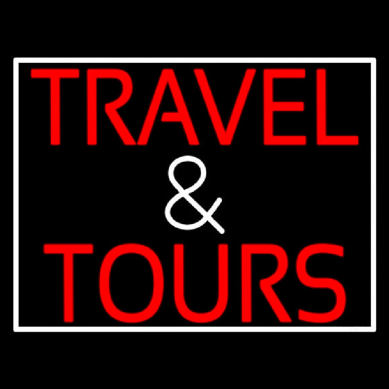 Travel And Tours Neon Sign