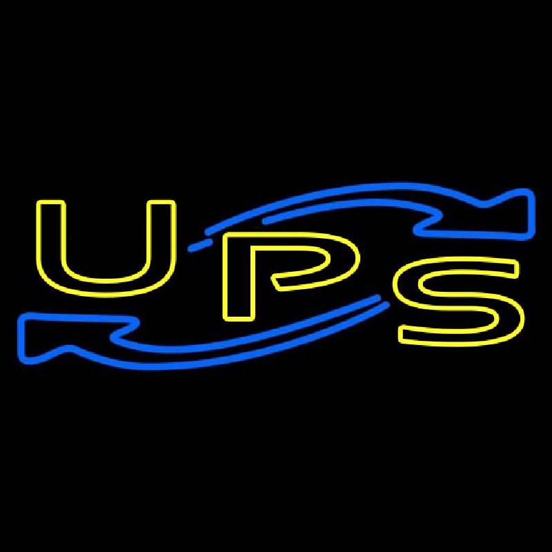 Ups Double Stroke Neon Sign