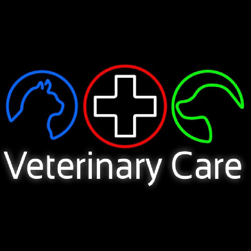 Veterinary Care Neon Sign