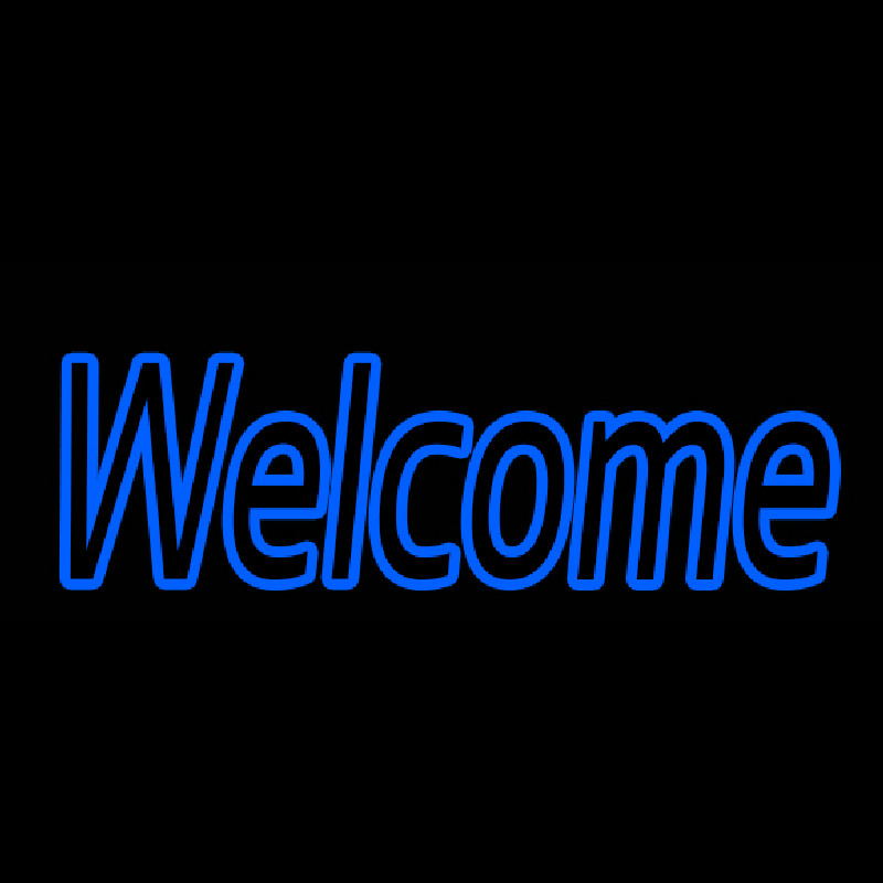 Welcome 1 Neon Sign