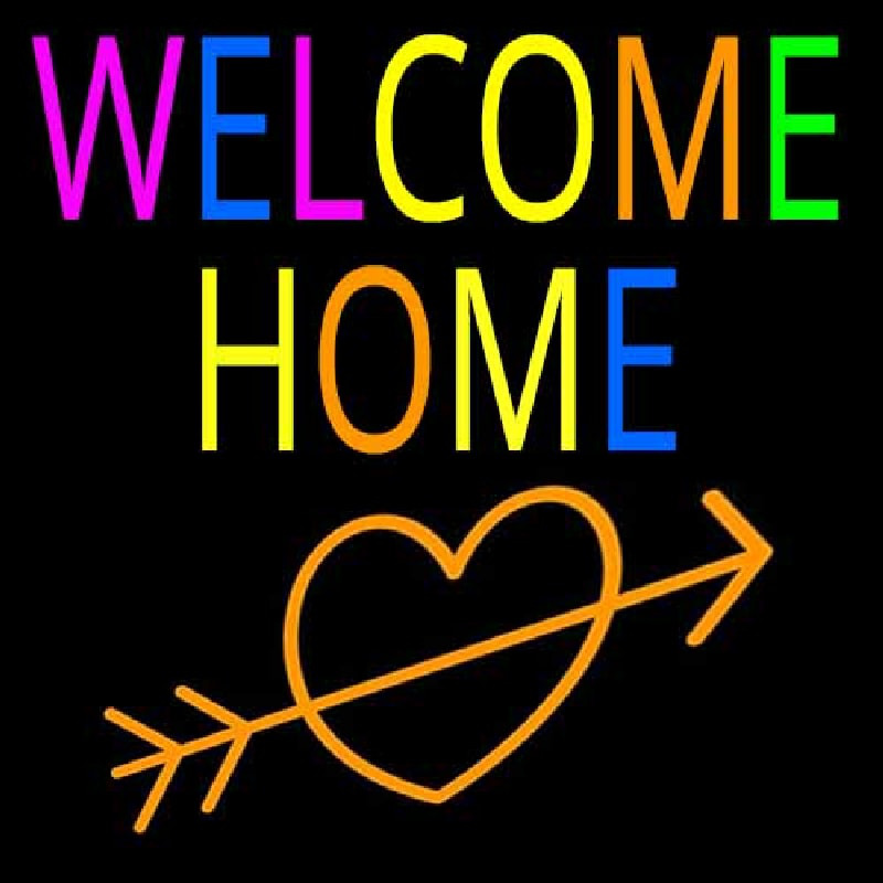 Welcome Home Neon Sign