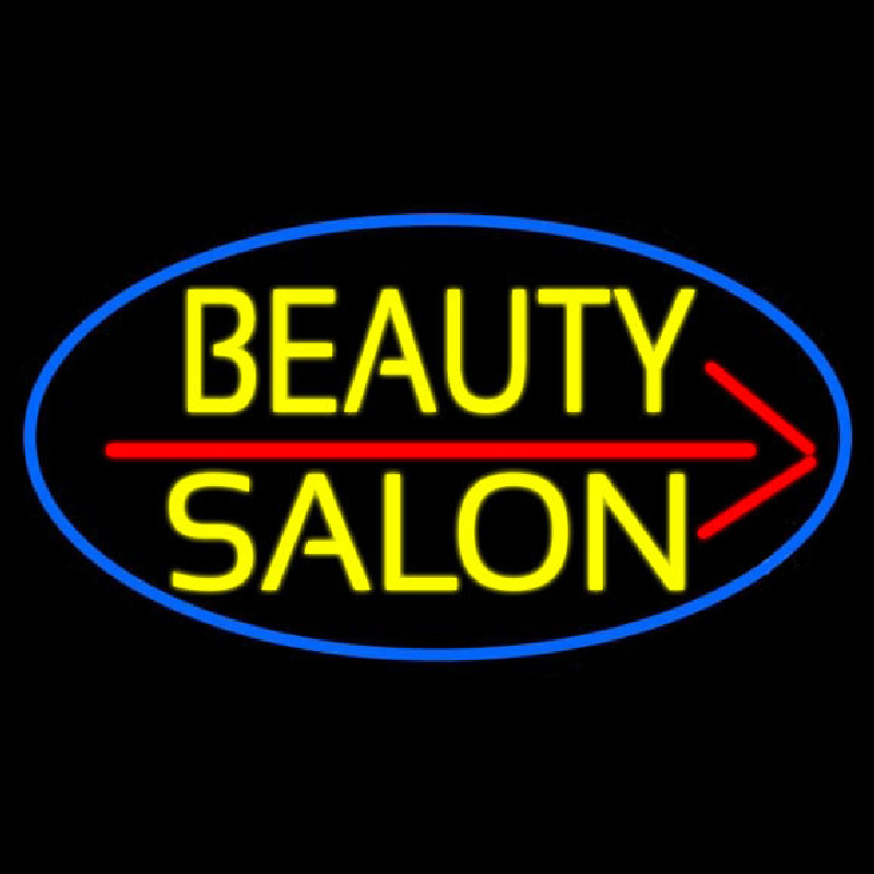 Yellow Beauty Salon Neon Sign