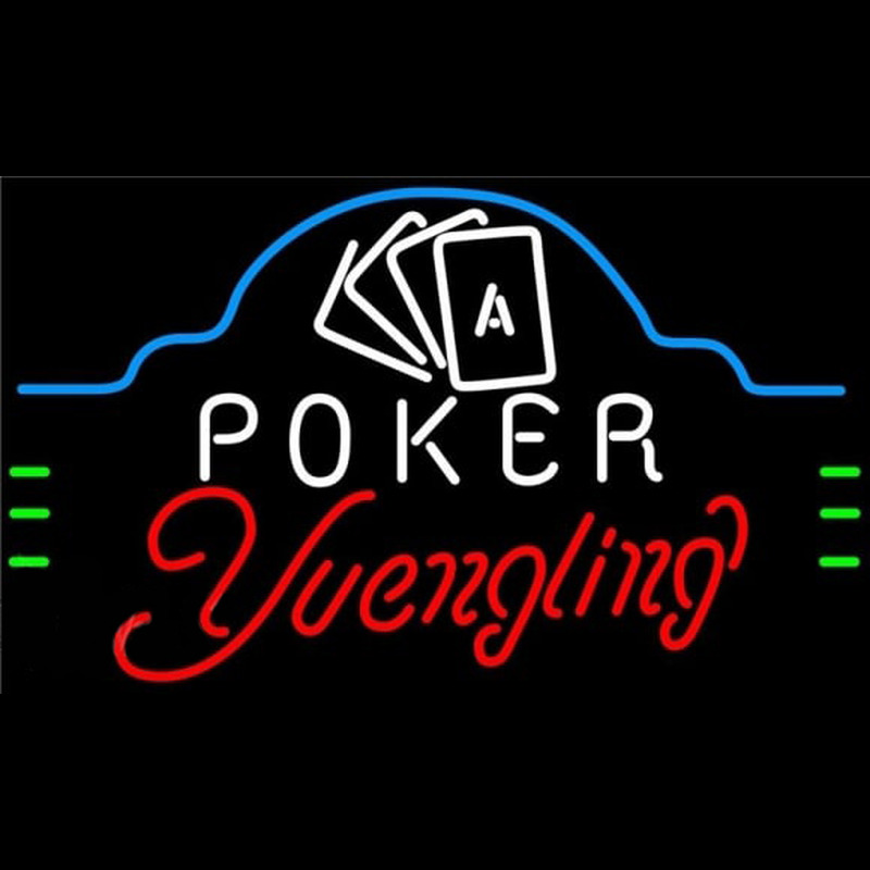 Yuengling Poker Ace Cards Beer Sign Neon Sign