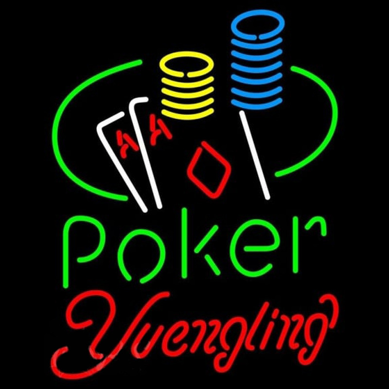 Yuengling Poker Ace Coin Table Beer Sign Neon Sign