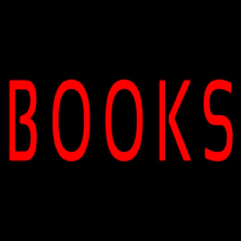 Red Books Neon Sign