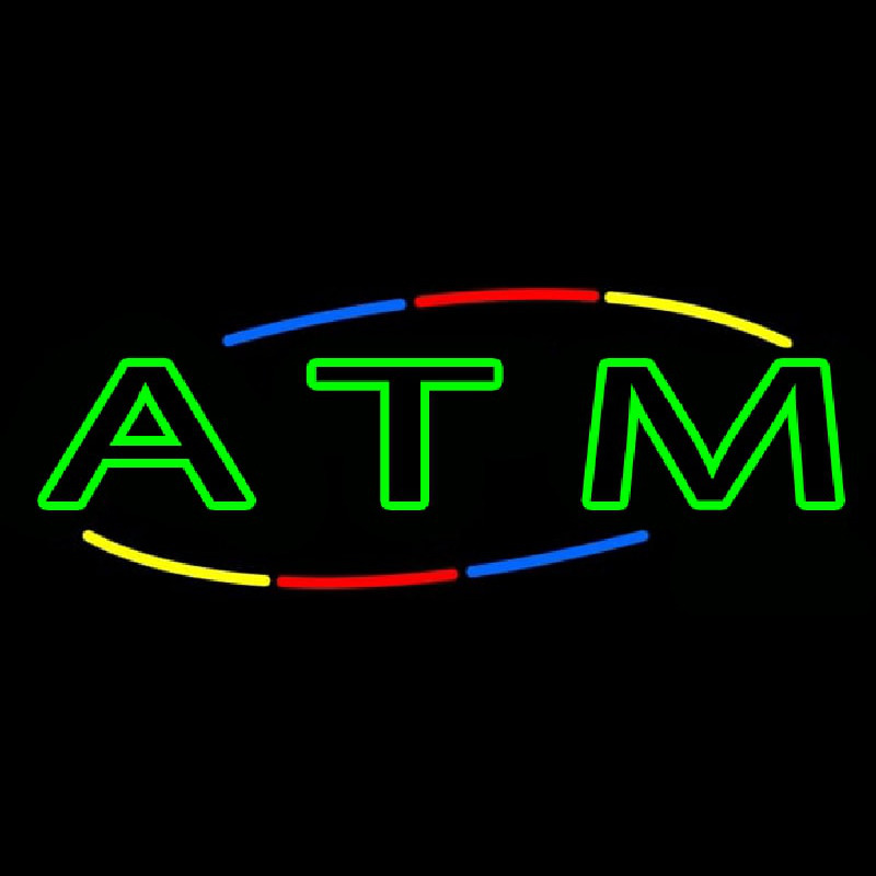 Deco Style Atm Neon Sign