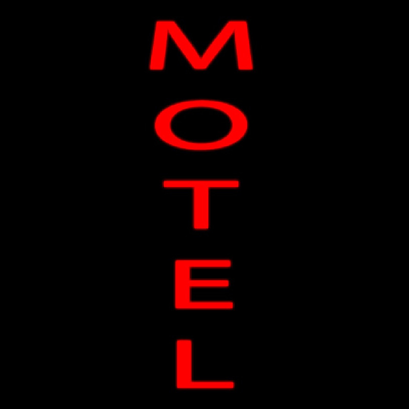 Red Motel Neon Sign