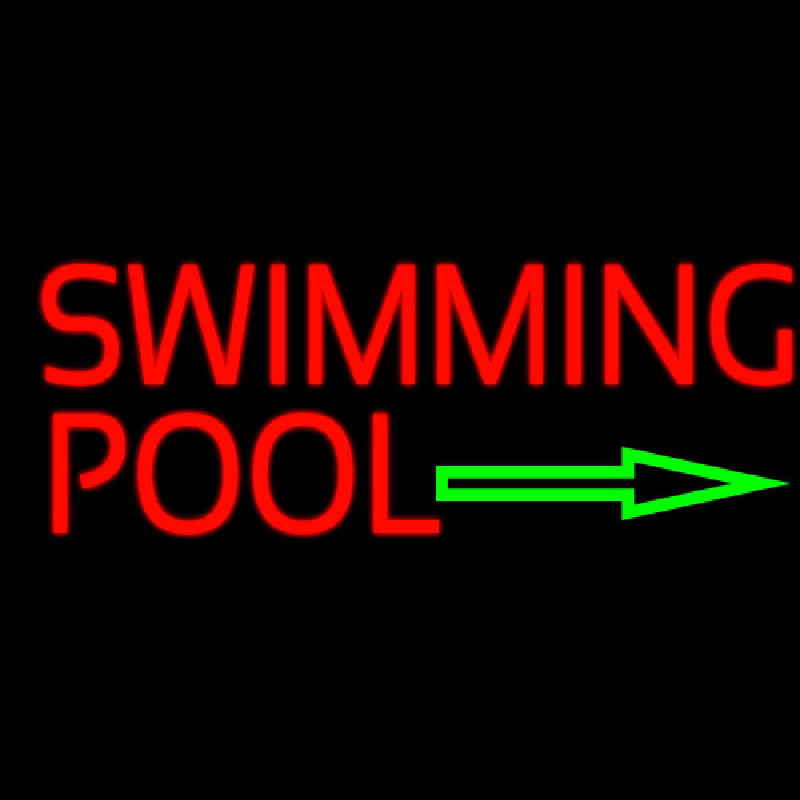 Swimming Pool Neon Sign