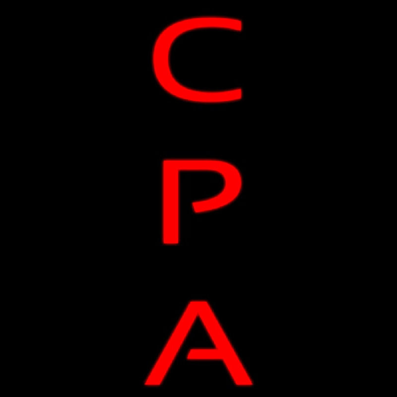 Cpa Neon Sign