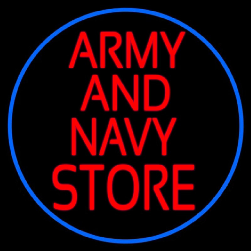 Red Army And Navy Store Neon Sign