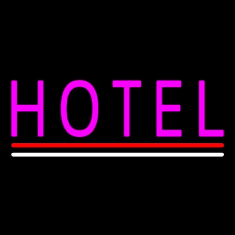 Simple Hotel Neon Sign