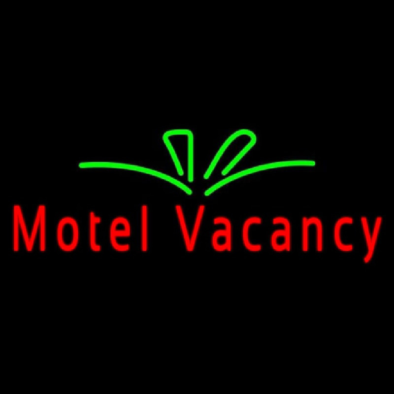 Funky Motel Vacancy Neon Sign