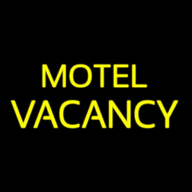 Motel Vacancy Neon Sign