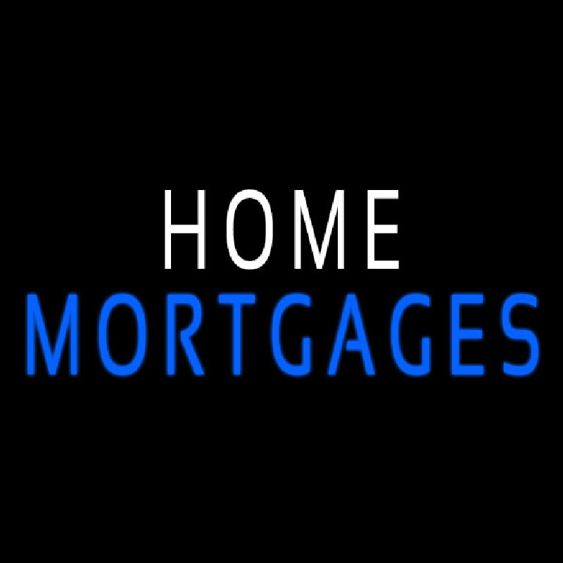 Home Mortgage Neon Sign