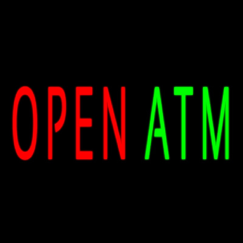 Open Atm 2 Neon Sign