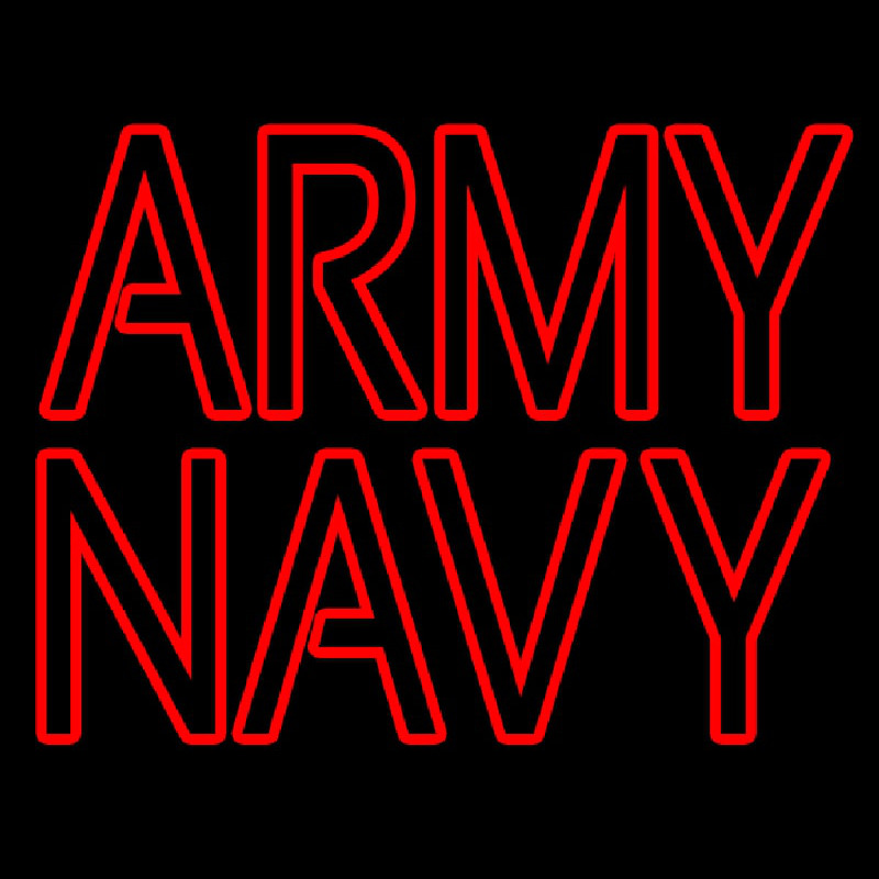 Army Navy Neon Sign