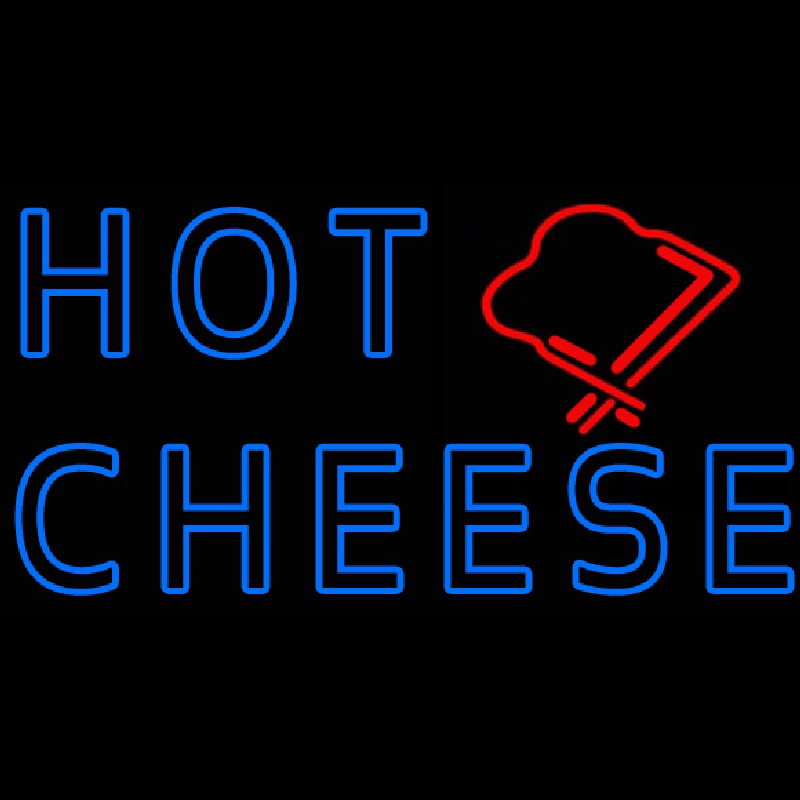 Blue Hot Cheese Neon Sign