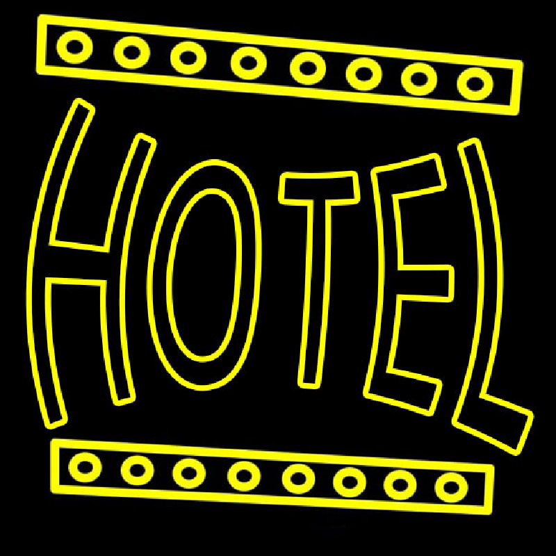 Double Storke Hotel Neon Sign