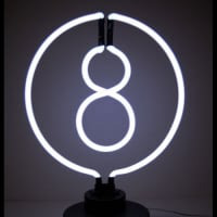 8 Ball Desktop Neon Sign