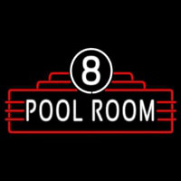 8 Pool Room Neon Sign