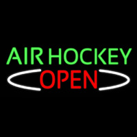 Air Hockey Open Real Neon Glass Tube Neon Sign