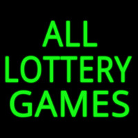 All Lottery Games Neon Sign