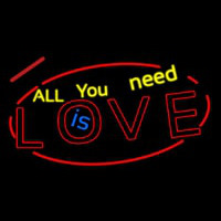 All You Need Is Love Neon Sign