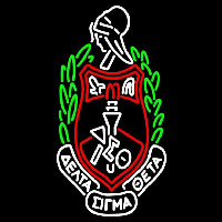 Alpha Gamma Sigma Fraternity Logo Neon Sign