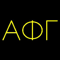Alpha Phi Gamma Sorority Neon Sign