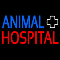 Animal Hospital With Logo Neon Sign