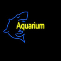 Aquarium With Shark Logo Neon Sign