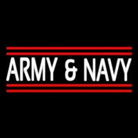 Army And Navy Neon Sign