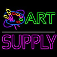 Art Supply With Logo 1 Neon Sign