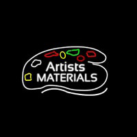 Artists Materials Neon Sign