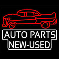 Auto Parts New Used Car Logo Neon Sign