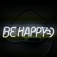 BE HAPPY Neon Sign