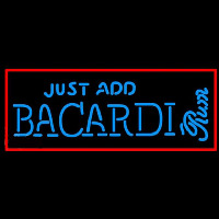 Bacardi Just Add Rum Sign Neon Sign