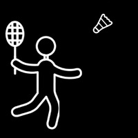 Badminton Player Neon Sign