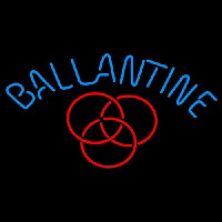 Ballantine Red Logo Beer Neon Sign