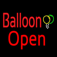 Balloon Open Neon Sign