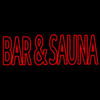 Bar And Sauna Neon Sign