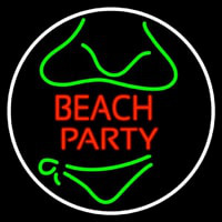 Beach Party 3 Neon Sign