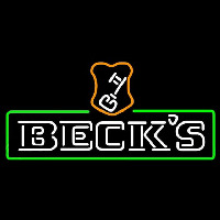 Beck Green Border Key Label Beer Sign Neon Sign