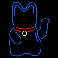 Beckoning Cat Neon Sign