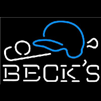 Becks Baseball Beer Neon Sign