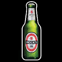 Becks Beer Bottle Beer Sign Neon Sign