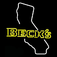 Becks California Beer Neon Sign